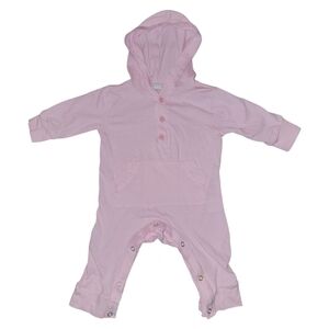 Cozy Pink Hooded Footie for Kids